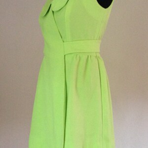 lime green wrap dress
