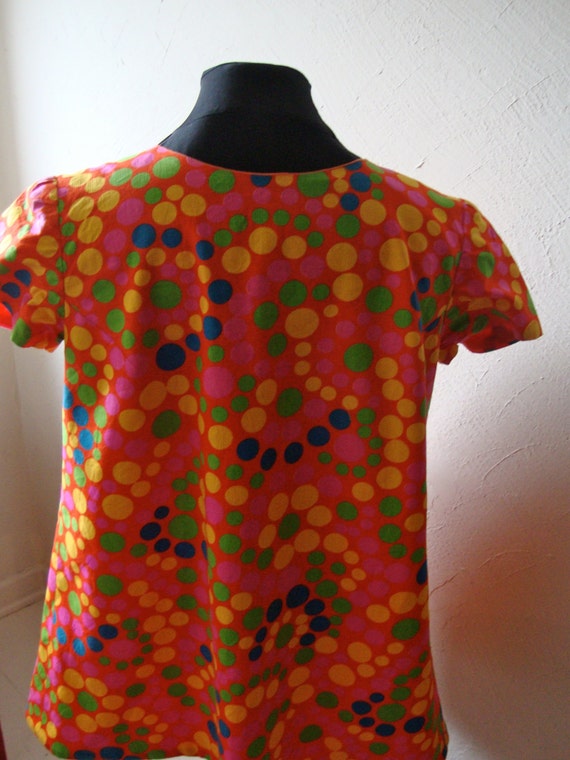 Little Blouse with Big Polka Dots