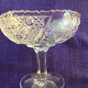 Glass Pedestal Compote