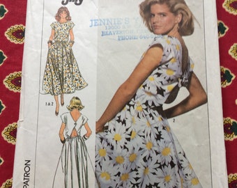 1987 Simplicity Dress Pattern
