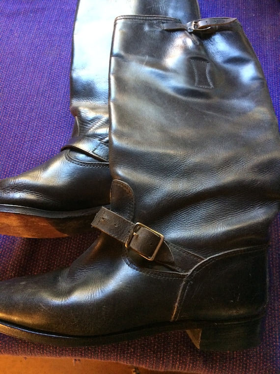 Small Black Leather Boots