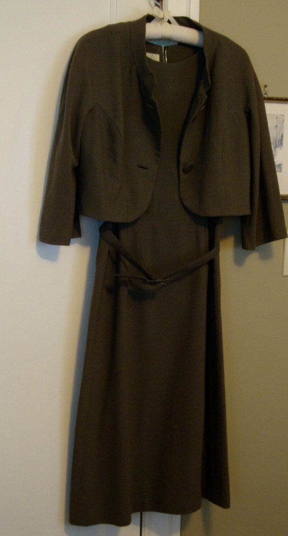 13116 Oil Green Draped Dress