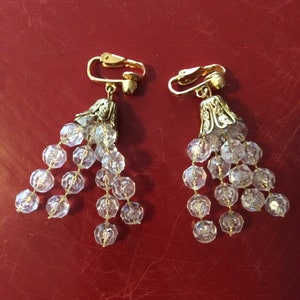 Clear Bead Clip Ons