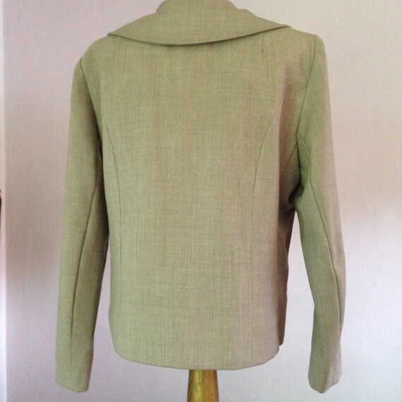 50s Taupe Towncliffe Wool Jacket and Skirt - image 2