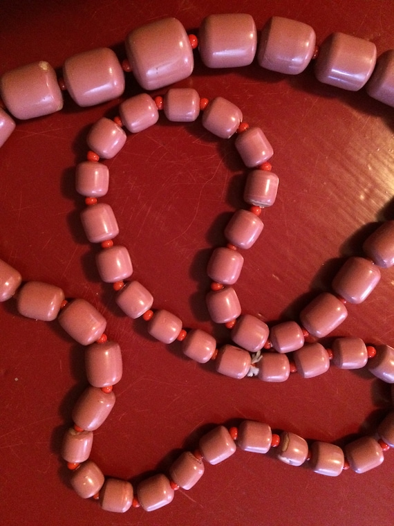 String of Pink Beads - image 1