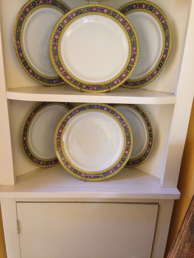 A Half Dozen Dinner Plates Made in France Etsy