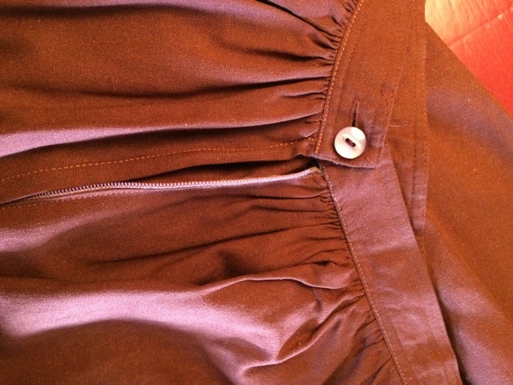 Rusty Raw Silk Two-Piece Suit from the Eighties, … - image 7