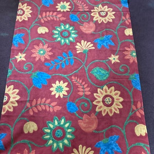 Floral Fabric Remnant
