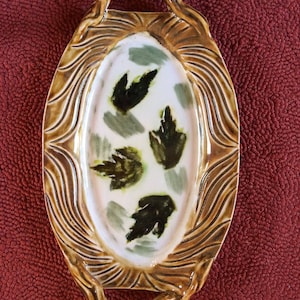 Leaf Motif Platter