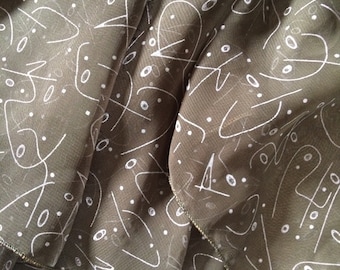 Abstrakter Print Quadratischer Schal
