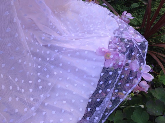 Pink Polka-dot Prom Dress, 25" Waist - image 4