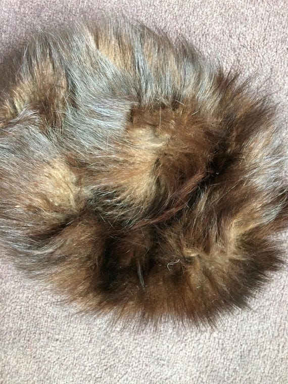 Vintage hand made fur hat Vintage Genuine Fur Hat, Handmade Hats Lined, Size M - L - Etsy main image 3