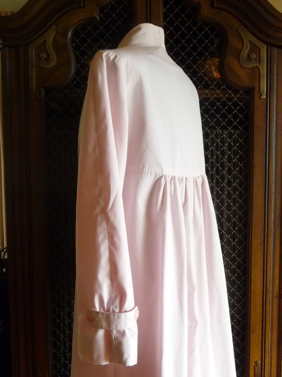 Samuel Martin LTD Raincoat, 1980's Pale Pink Poly… - image 3