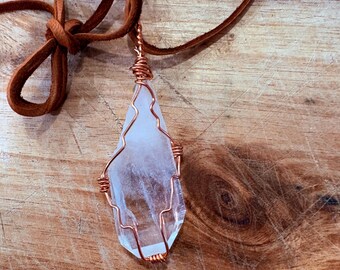 Tabby Quartz Crystal Healing Necklace