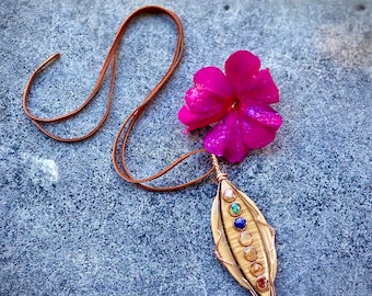7 Chakra Crystal Healing Chakra Necklace