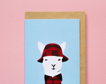 Swandri Llama - Greeting Card