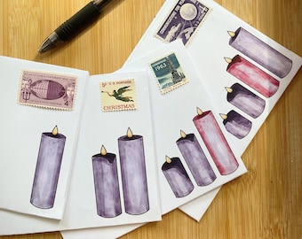 Printable Catholic Advent Cards Catholic Scripture Advent Calendar Gift Kit Christmas Countdown Stationery Family Advent Activity for Kids