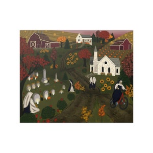 Catholic Halloween Decorations for Catholic Halloween Ideas for Catholic Folk Art Americana Catholic Farmhouse All Hallows Eve Nun Poster