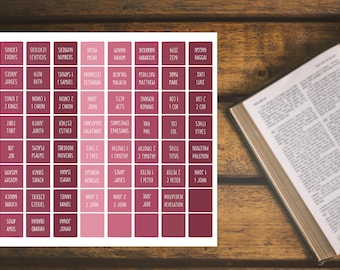 Catholic Bible Tabs Pink Printable Bible Tabs for Her Cute Bible Tabs DIY Printable Tabs for Bible Lables Pink Ombré Retreat Activity Ladies
