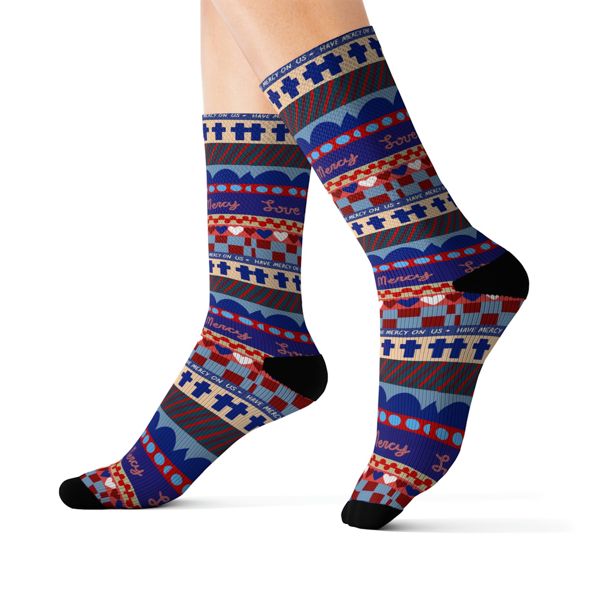 Divine Mercy Catholic Socks Divine Mercy Gift Idea for Catholic Mom ...