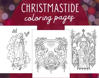 Advent Coloring Pages for Catholic Kids Projects for Homeschool Printable Adult Coloring Pages Christmas Printable Activity for Advent