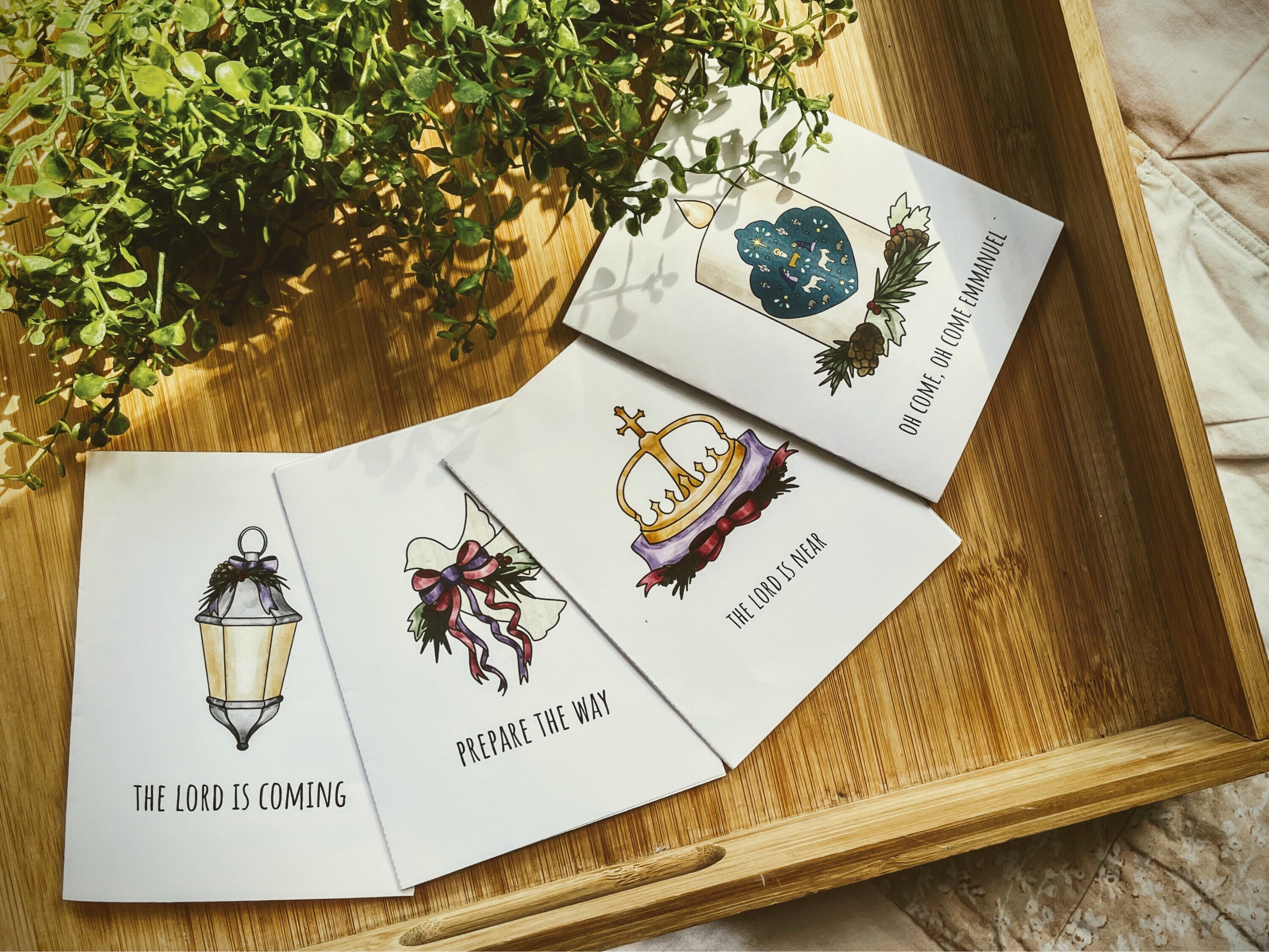Printable Catholic Advent Cards Catholic Scripture Advent Calendar Gift ...