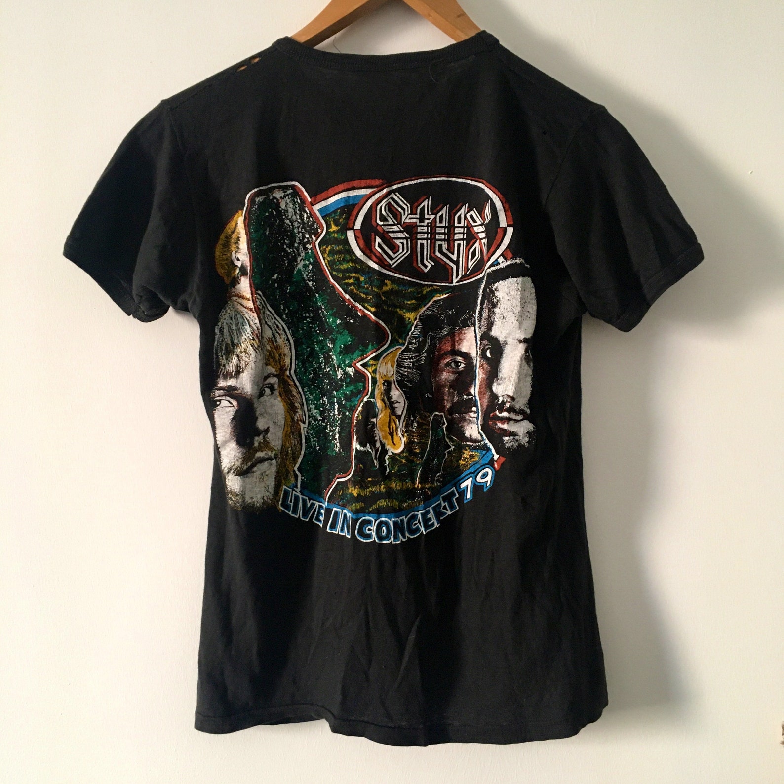 Vintage 1979 70s Styx US Tour Concert Tour Tee T Shirt Classic | Etsy