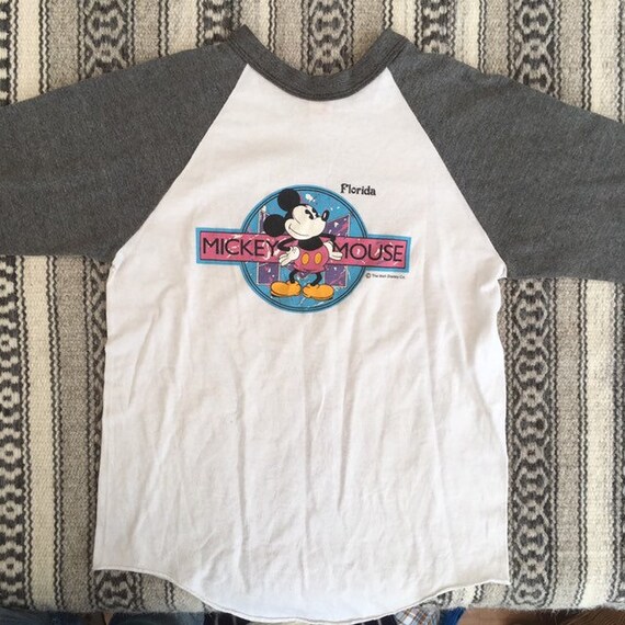 mickey mouse baseball tee