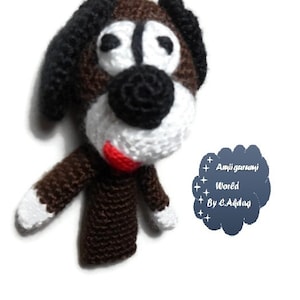 Amigurumi Pattern Crochet PDF- finger dog puppet
