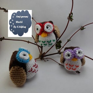Amigurumi Pattern Crochet PDF - Owl Family