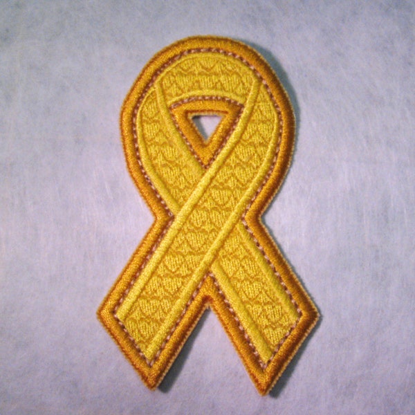 Support Ribbons Embroidered Patch – Iron-On / Sew-On, Country Flags, Scouts Style
