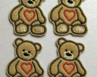 Best Brown Boy Teddy Bear Embroidery Patch