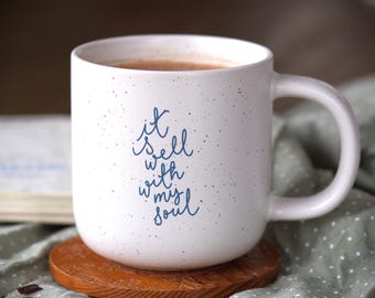 Christian Ceramic Mug - It Is Well With My Soul Hymn Lyrics