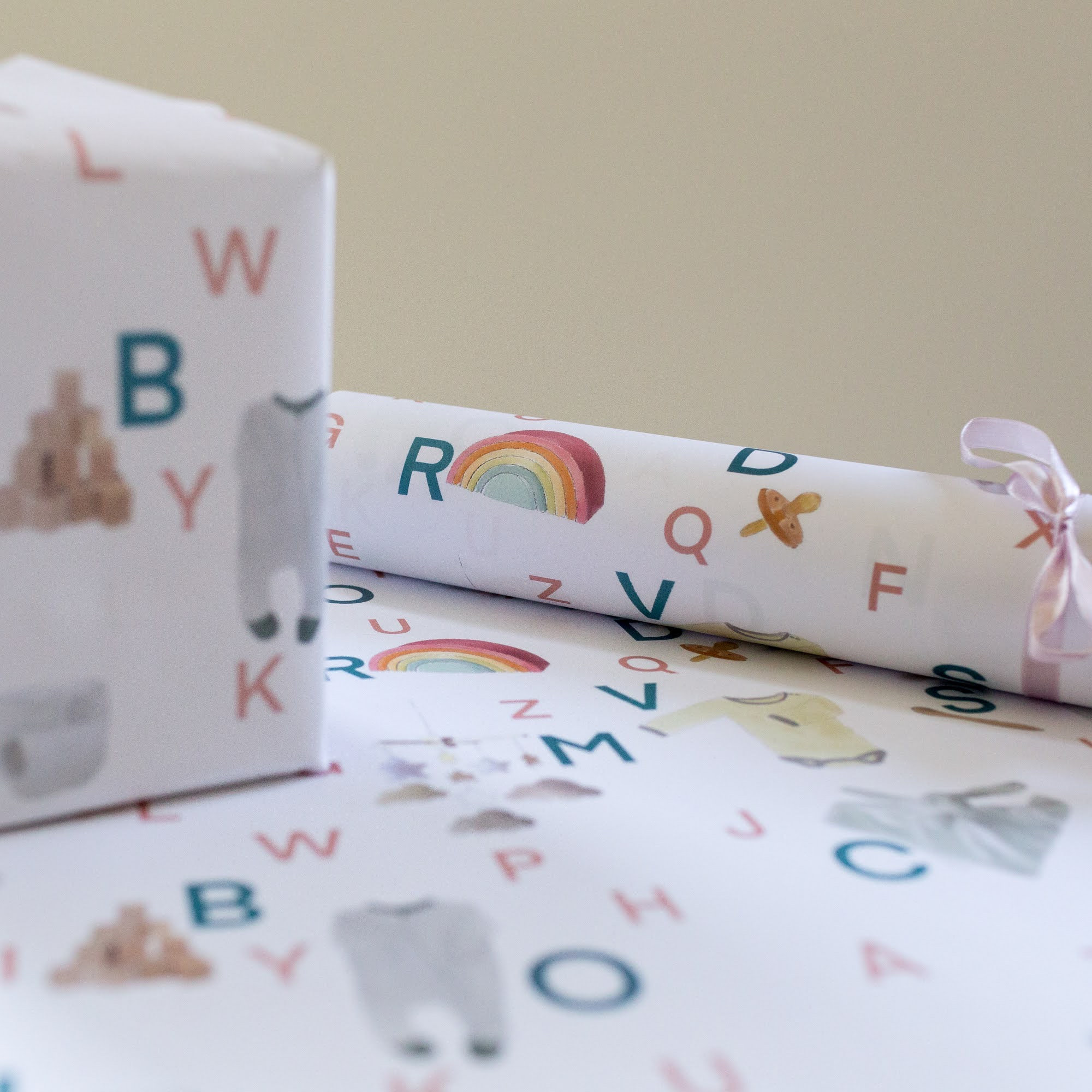 Newborn baby wrapping paper Etsy