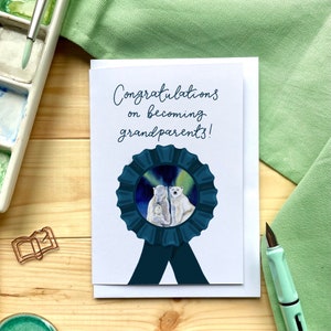Nouvelle carte de grands-parents - félicitations, vous êtes devenus grands-parents, bébé petit-enfant