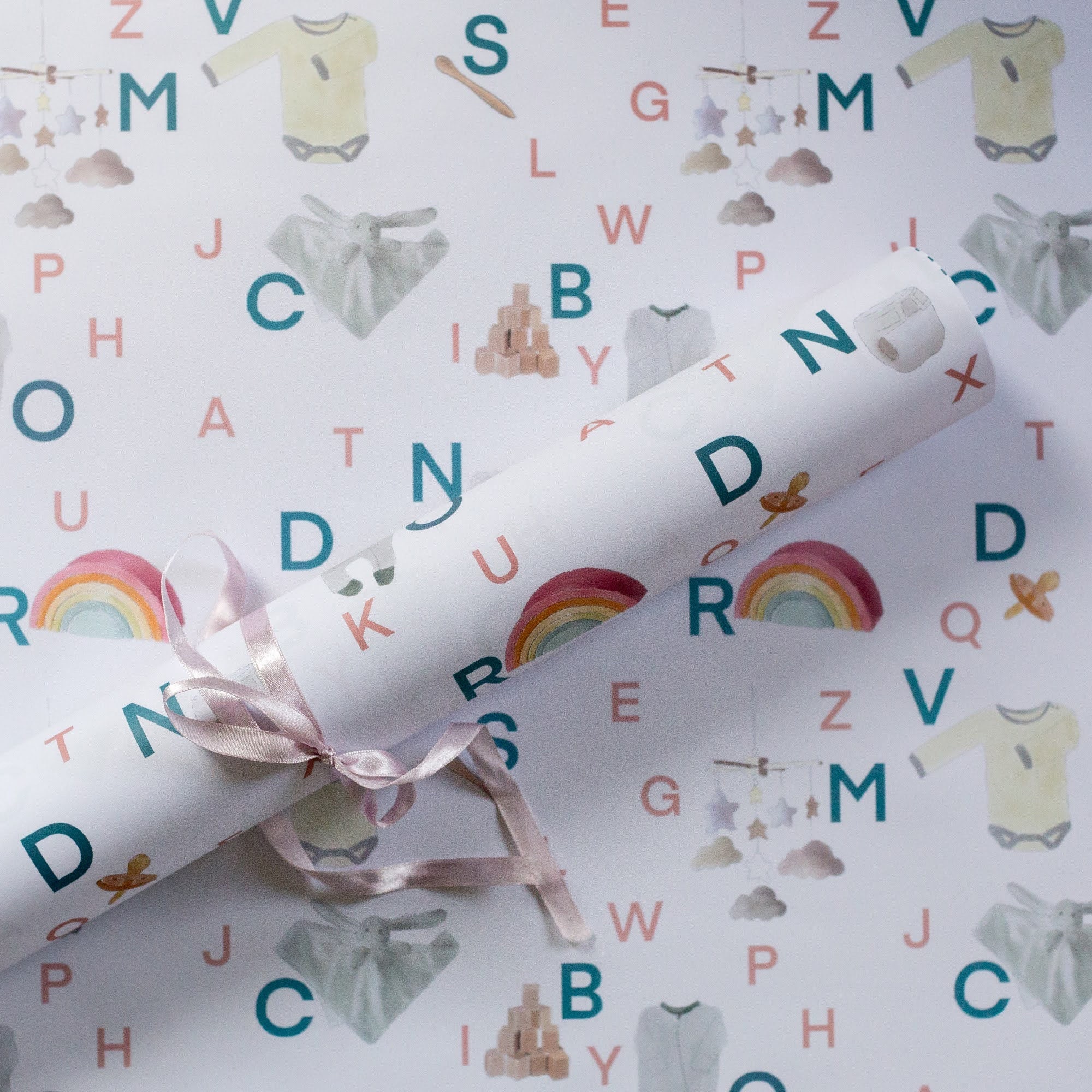Newborn baby wrapping paper Etsy