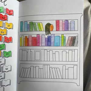 Journaal lezen, bullet journal, boekenplanner, notitieboekje lezen afbeelding 9