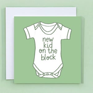 Tarjeta de bebé recién nacido, tarjeta unisex para recién nacidos para nuevos padres