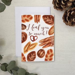 Carte de jeu de mots romantique pour la Saint-Valentin, carte d'anniversaire, galentines ou palentines