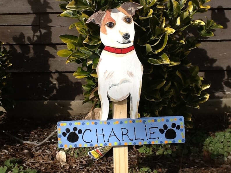 Jack russell terrier lawn ornament from your photo Etsy