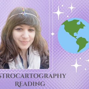 Astrocartography Reading, best places to travel, relocate and work according to your natal chart, locational astrology predictions