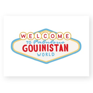 Carte postale A6 Gouinistan