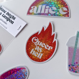 Autocollant Queer as hell