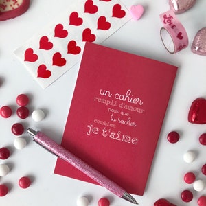 Cahier d'amour à remplir et à offrir cadeau idéal pour la saint Valentin image 9