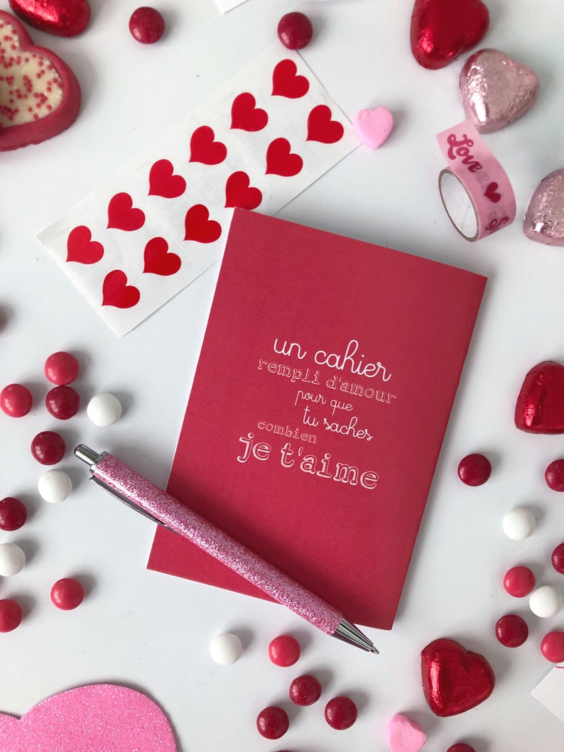 Cahier d'amour à remplir et à offrir cadeau idéal pour la saint Valentin image 9