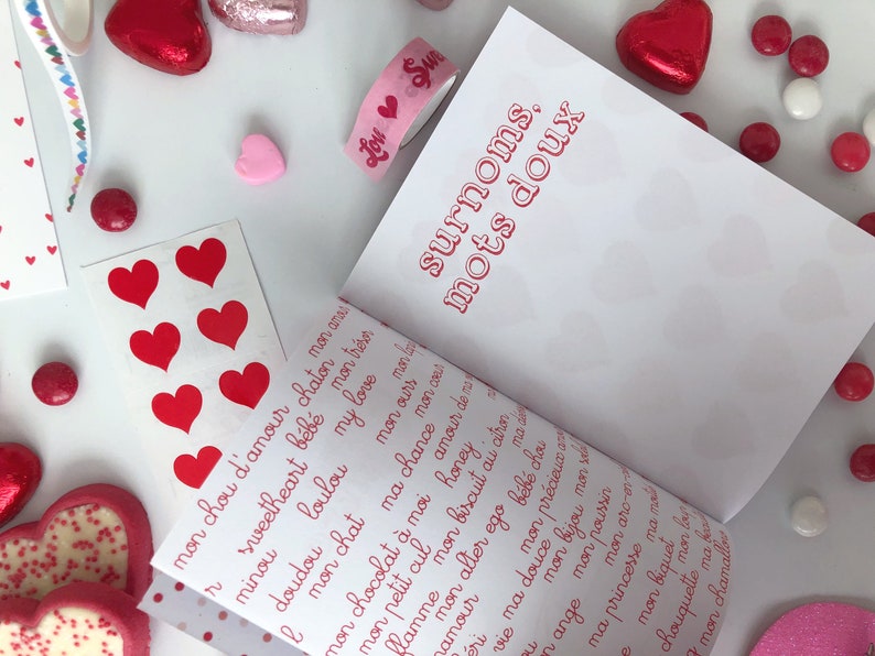 Cahier d'amour à remplir et à offrir cadeau idéal pour la saint Valentin image 3