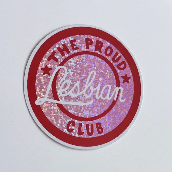 Autocollant Proud Lesbian Club