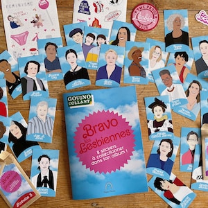 Album de stickers à collectionner Gouinocollant Bravo les lesbiennes
