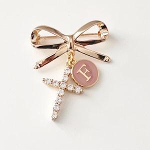 Personalized Newborn Baptism Brooch, Baby Keepsake Jewelry, Christening Communion Gift, Religious Jewellery