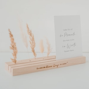 Grand support pour cartes et fleurs séchées Petites choses